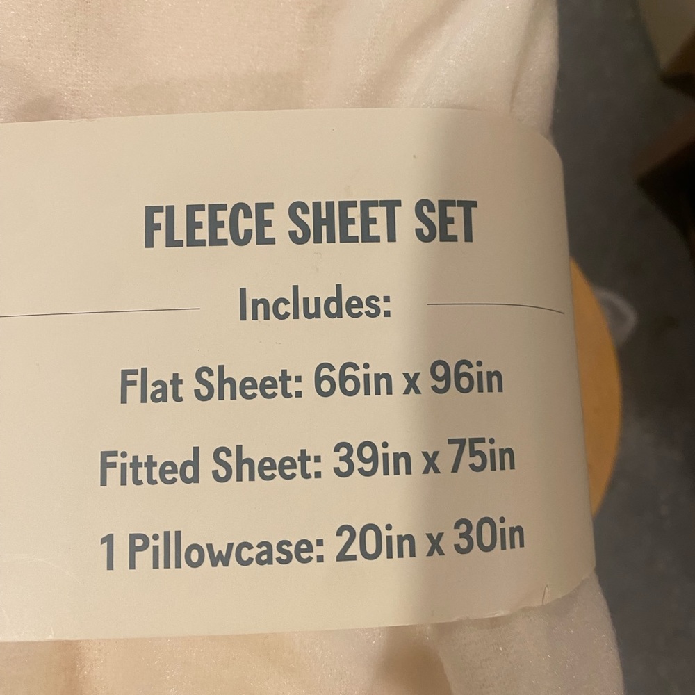 Twin Fleece  3Pcs Set